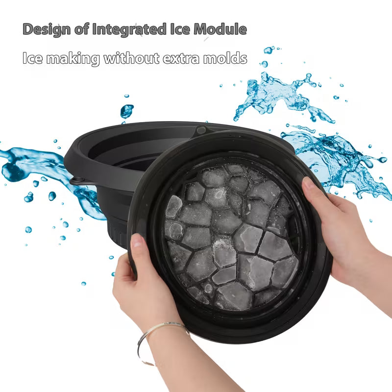 IceGlow™ Foldable Facial Ice Bath Bowl