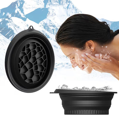 IceGlow™ Foldable Facial Ice Bath Bowl