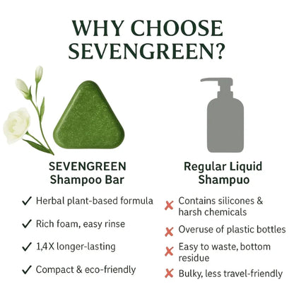 SevenGreen™ Herbal Shampoo Bar