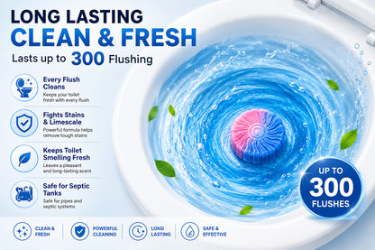 PureFlush™ Dual-Color Toilet Cleaner Tablets